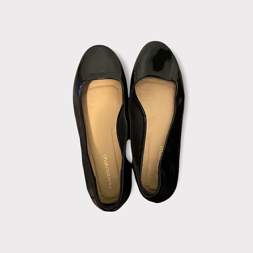 Heavenlysoles Black Patent Leather Shoes Size 10